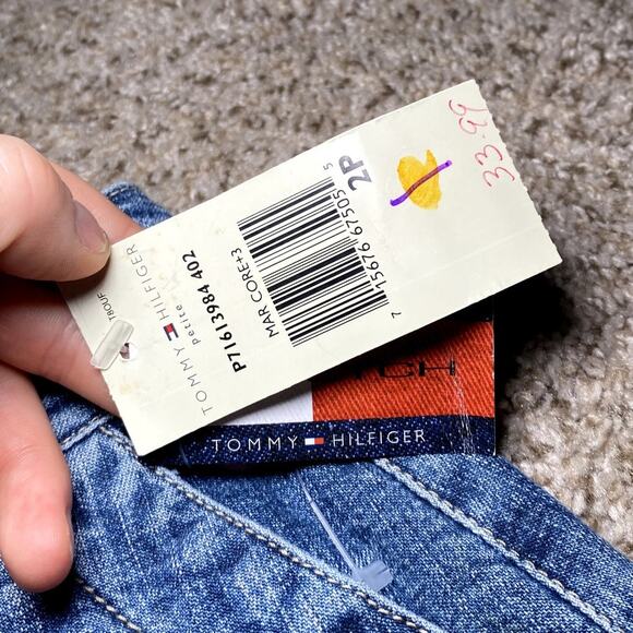 Tommy Hilfiger Denim Skirt - Size 00 Petite - Wardrobe Staple - Picture 10 of 12